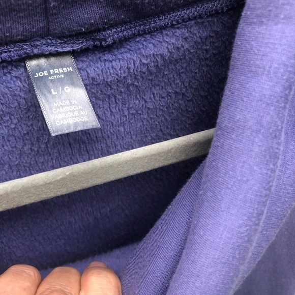 Purple cowl neck Pullover Sweater size large - Picture 6 of 7